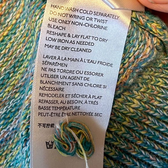 ANTHROPOLOGIE WATERCOLOR TIE DYE SWEATER, S - Picture 6 of 7